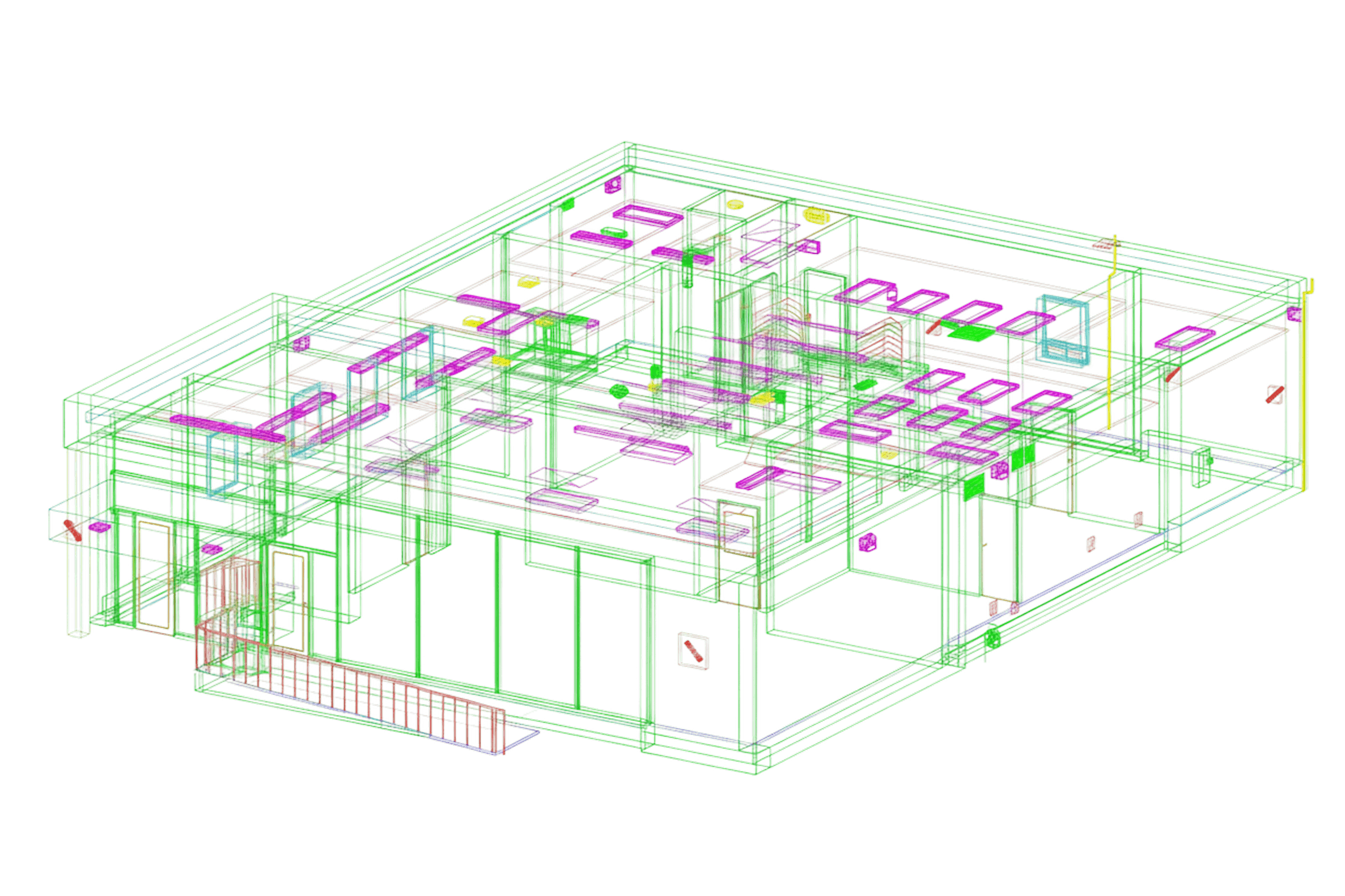 iGuide 3D model floor plan export sample