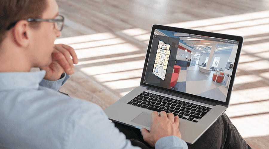 photo - man viewing laptop